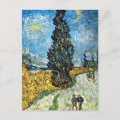 Cypress Starry Sky Vincent van Gogh Briefkaart (Voorkant)