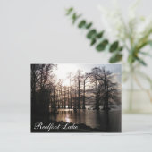 Cypress Sunset bij Reelfoot Briefkaart (Staand voorkant)
