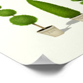  Cypress Topiaries "Live Grow Thrive" Poster (Hoek)