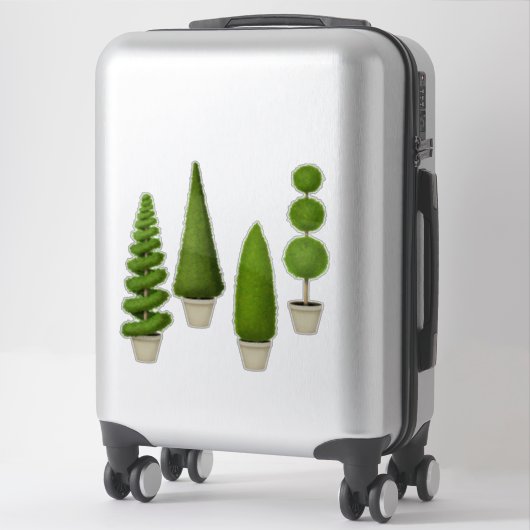 Cypress Topiary Collectie Charming Garden Sticker (Koffer)
