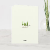 Cypress Topiary "Live Grow Thrive" Bedankkaart (Achterkant)