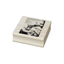 Cypress Tree Vogels Rubber Stamp