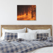 Cypress Trees | George Smith State Park Canvas Afdruk (Insitu (Slaapkamer))