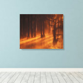 Cypress Trees | George Smith State Park Canvas Afdruk (Insitu (Houten vloer))