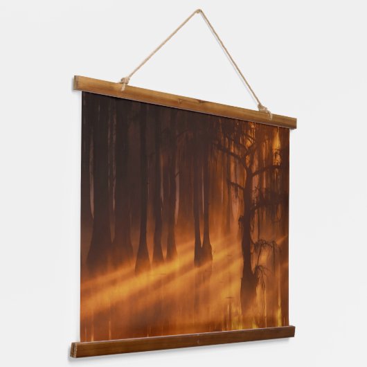 Cypress Trees | George Smith State Park Hangend Wandkleed (Gebogen)