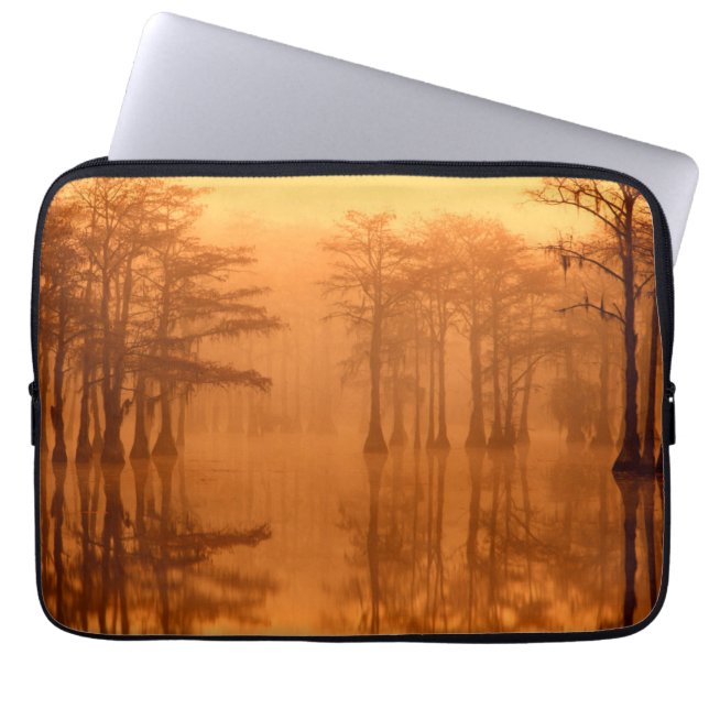 Cypress Trees George Smith State Park Laptop Sleeve (Voorkant)
