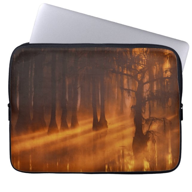 Cypress Trees | George Smith State Park Laptop Sleeve (Voorkant)