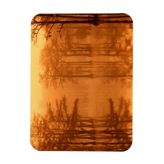 Cypress Trees George Smith State Park Magneet (Verticaal)