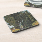 Cypress Trees van Van Gogh Bier Onderzetter (Linkerzijde)