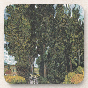 Cypress Trees van Van Gogh Bier Onderzetter