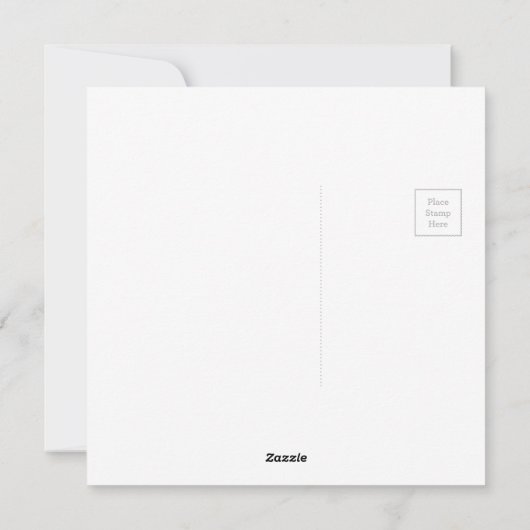 Cypress Trees van Van Gogh Feestdagenkaart (Achterkant)