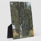 Cypress Trees van Van Gogh Fotoplaat (Zijkant)