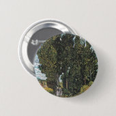 Cypress Trees van Van Gogh Ronde Button 5,7 Cm (Voorkant /achterkant)