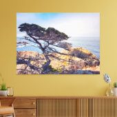 Cypress van het Zee Canvas Afdruk (Insitu (Woonkamer))