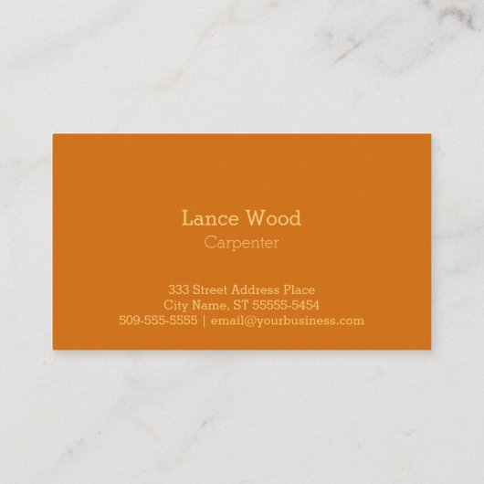 Cypress Wood Texture Visitekaartje (Achterkant)