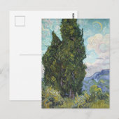 Cypresse van Van Gogh Briefkaart (Voorkant / Achterkant)