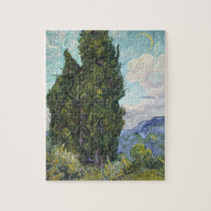 Cypresse van Van Gogh Legpuzzel