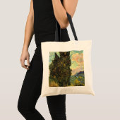 Cypressen door Vincent van Gogh Tote Bag (Voorkant (product))