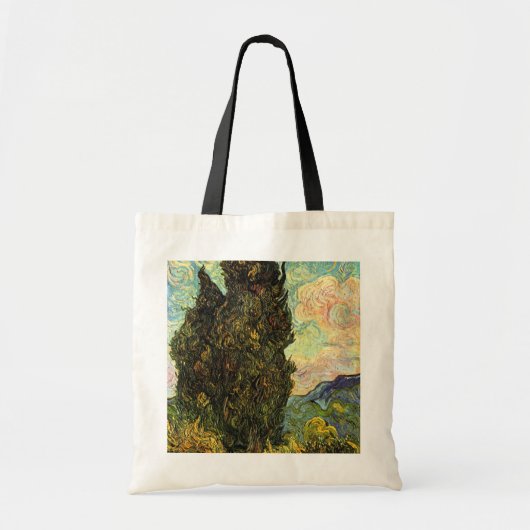 Cypressen door Vincent van Gogh Tote Bag (Voorkant)