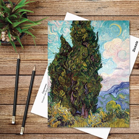 Cypressen Halve Maan Vincent van Gogh Briefkaart