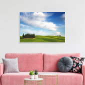 Cypressen in Toscane canvas Afdruk (Insitu (Woonkamer))