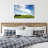 Cypressen in Toscane canvas Afdruk (Insitu (Slaapkamer))