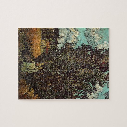 Cypresses en Two Women door Vincent van Gogh Legpuzzel (Horizontaal)
