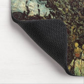 Cypresses en Two Women door Vincent van Gogh Muismat (Hoek)