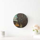 Cypresses en Two Women door Vincent van Gogh Ronde Klok (Huis)