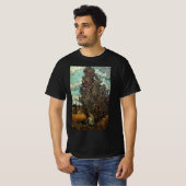 Cypresses en Two Women door Vincent van Gogh T-shirt (Voorkant volledig)