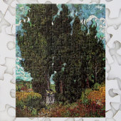 Cypresses met Vrouw Figures van Vincent van Gogh Legpuzzel