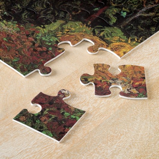 Cypresses met Vrouw Figures van Vincent van Gogh Legpuzzel (Zijkant)