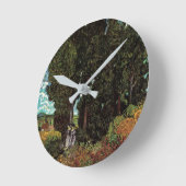Cypresses met Vrouw Figures van Vincent van Gogh Ronde Klok (Hoek)