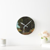 Cypresses met Vrouw Figures van Vincent van Gogh Ronde Klok (Huis)