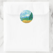 Cypresses Ronde Sticker (Tas)