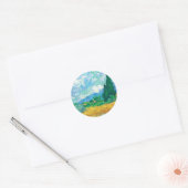 Cypresses Ronde Sticker (Envelop)