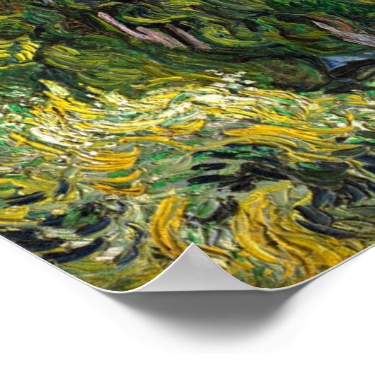 Cypresses tree Vincent Van Gogh landscape Fine Art Poster (Hoek)