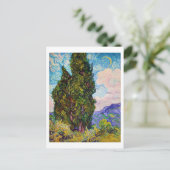 Cypresses, Van Gogh Briefkaart (Staand voorkant)