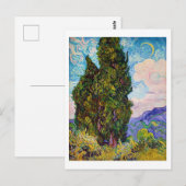 Cypresses, Van Gogh Briefkaart (Voorkant / Achterkant)