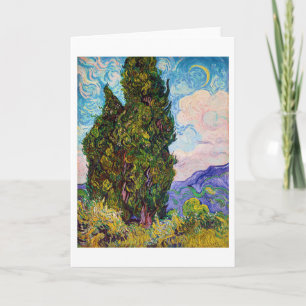 Cypresses, Van Gogh Kaart