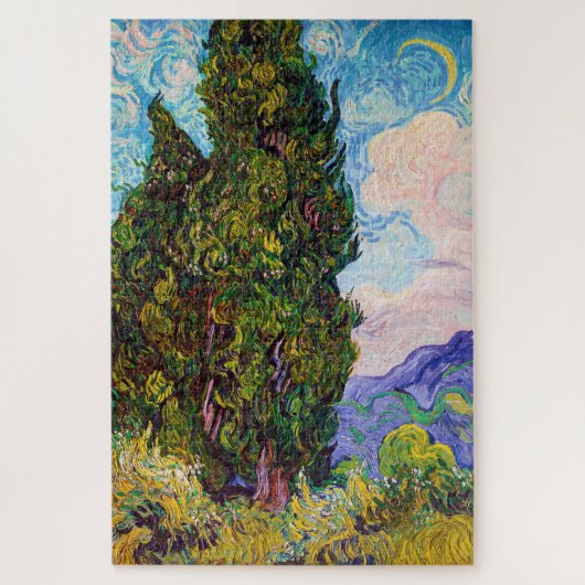 Cypresses, Van Gogh Legpuzzel (Verticaal)