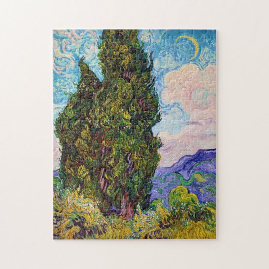 Cypresses, Van Gogh Legpuzzel (Verticaal)