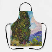 Cypresses, Van Gogh Schort (Voorkant)