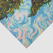 Cypresses, Van Gogh Tissuepapier (Detail)