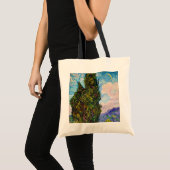 Cypresses, Van Gogh Tote Bag (Voorkant (product))