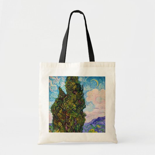 Cypresses, Van Gogh Tote Bag (Voorkant)