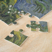Cypresses van het schilderen van Van Gogh Kunst Legpuzzel (Zijkant)
