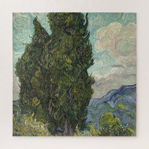 Cypresses van het schilderen van Van Gogh Kunst Legpuzzel