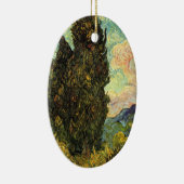 Cypresses van Vincent van Gogh Keramisch Ornament (Rechts)