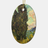 Cypresses van Vincent van Gogh Keramisch Ornament (Links)